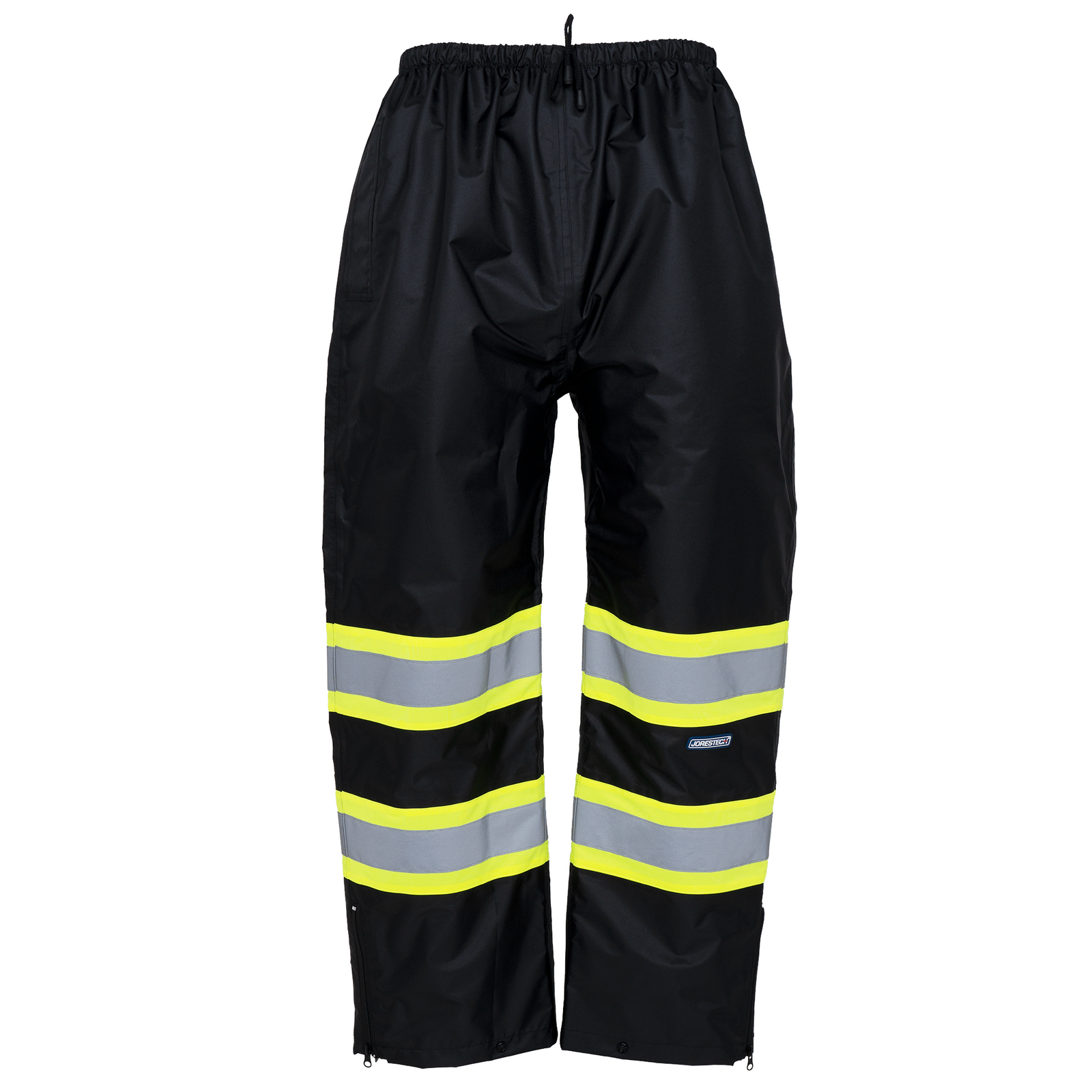 Hi-Vis Two Tone Orange/Black Rain Pants with Reflective Strips