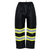 Hi-Vis Two Tone Orange/Black Rain Pants with Reflective Strips