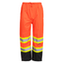 Hi-Vis Two Tone Orange/Black Rain Pants with Reflective Strips