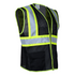 Hi-Vis Two Toned Mesh Safety Vest with 2” Reflective Strips and Pockets