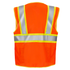 Hi-Vis Two Toned Mesh Safety Vest with 2” Reflective Strips and Pockets