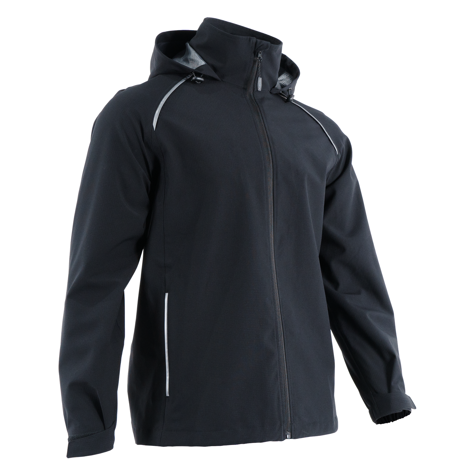 Hi Vis Waterproof Ripstop Jacket with Reflective Heat Transfer Tapes