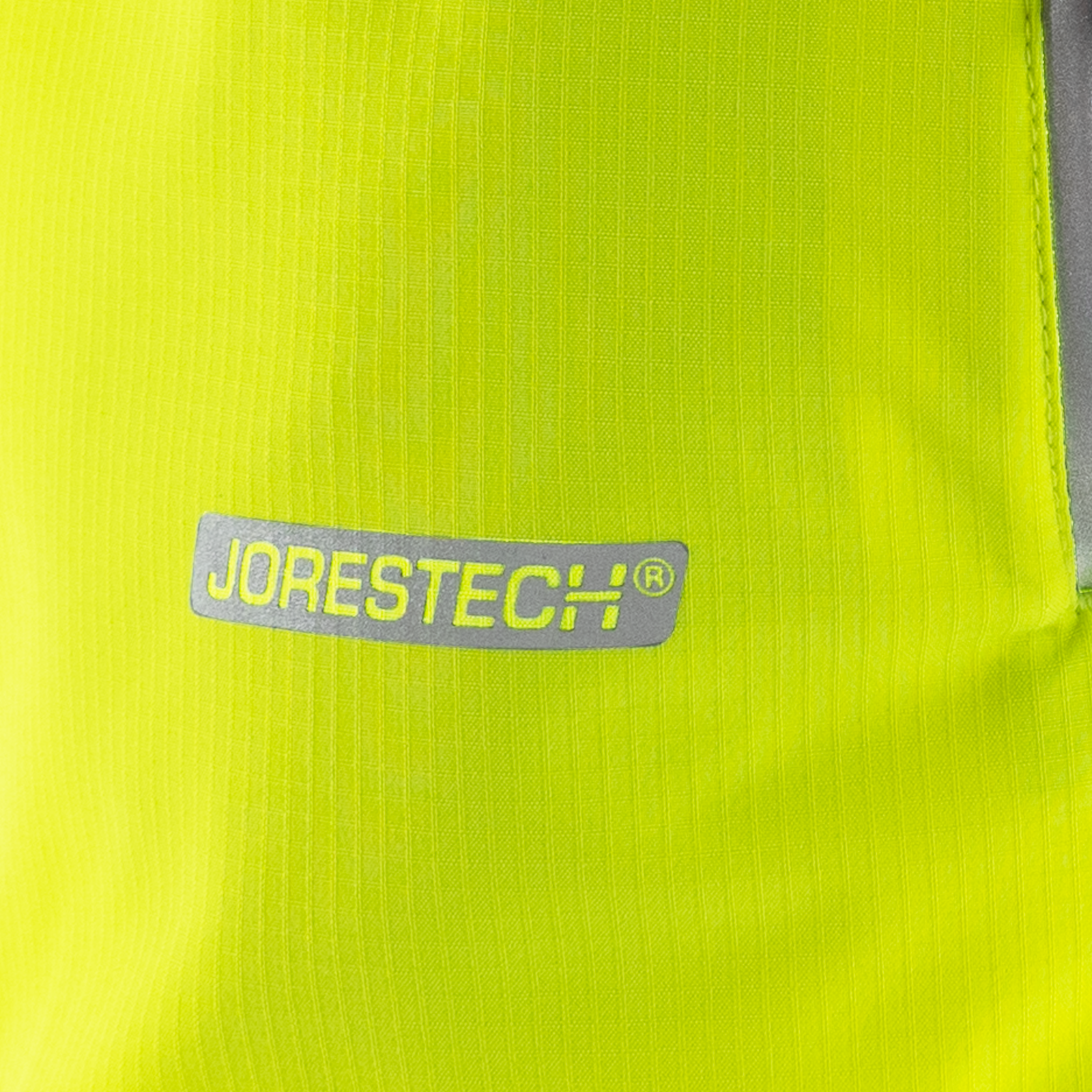 Hi Vis Waterproof Ripstop Jacket with Reflective Heat Transfer Tapes