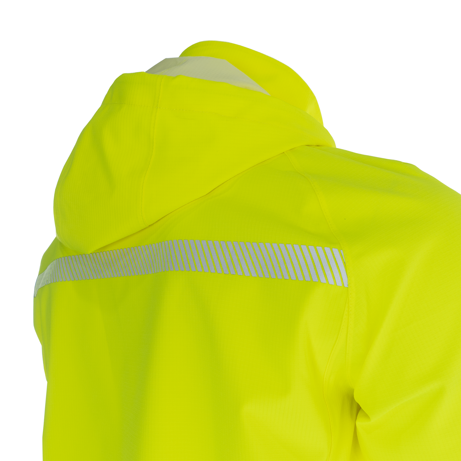 Hi Vis Waterproof Ripstop Jacket with Reflective Heat Transfer Tapes