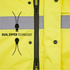 Hi-Vis Yellow/Black Rain Set - Pants & Jacket with 2" Reflective Strips