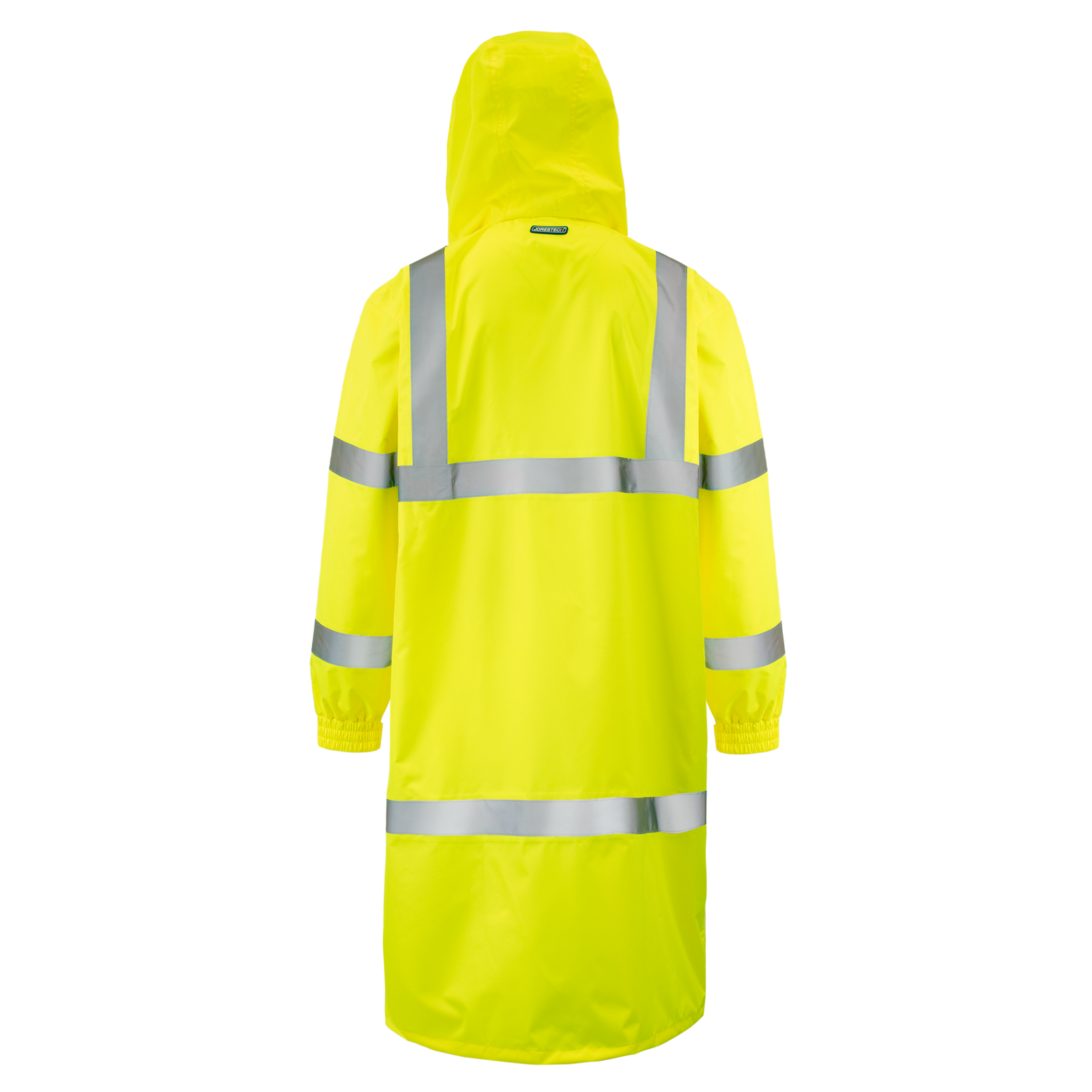 Hi-Vis Yellow Raincoat with 2