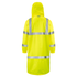 Hi-Vis Yellow Raincoat with 2" Reflective Strips
