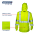 High Visibility Long Sleeve Safety Shirt With Reflective Strips and Hoodie