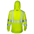 High Visibility Long Sleeve Safety Shirt With Reflective Strips and Hoodie