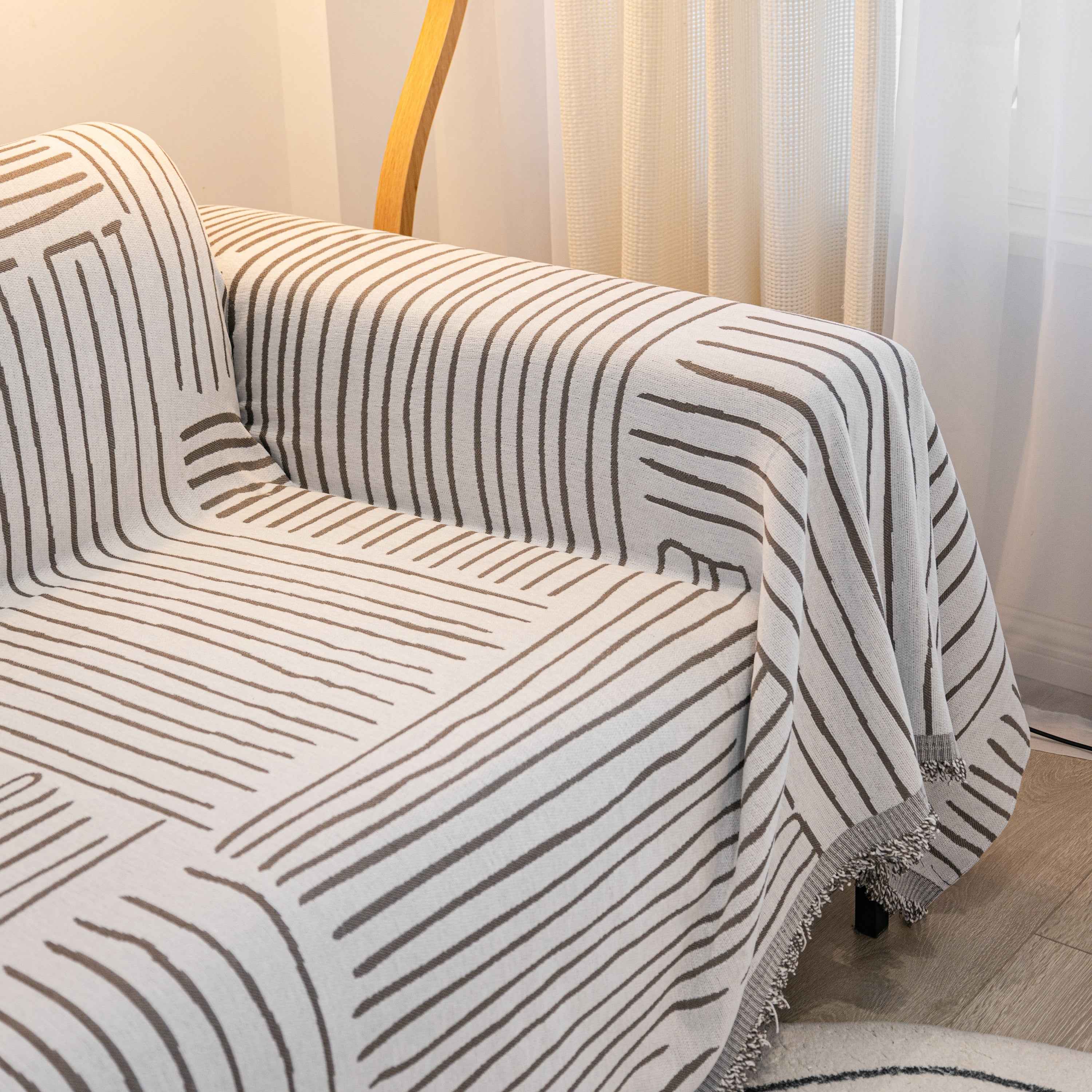 Furniture Pet Protector Couch Cover Throws for Sectional Couch, Couch Cover for Most Shape Sofas