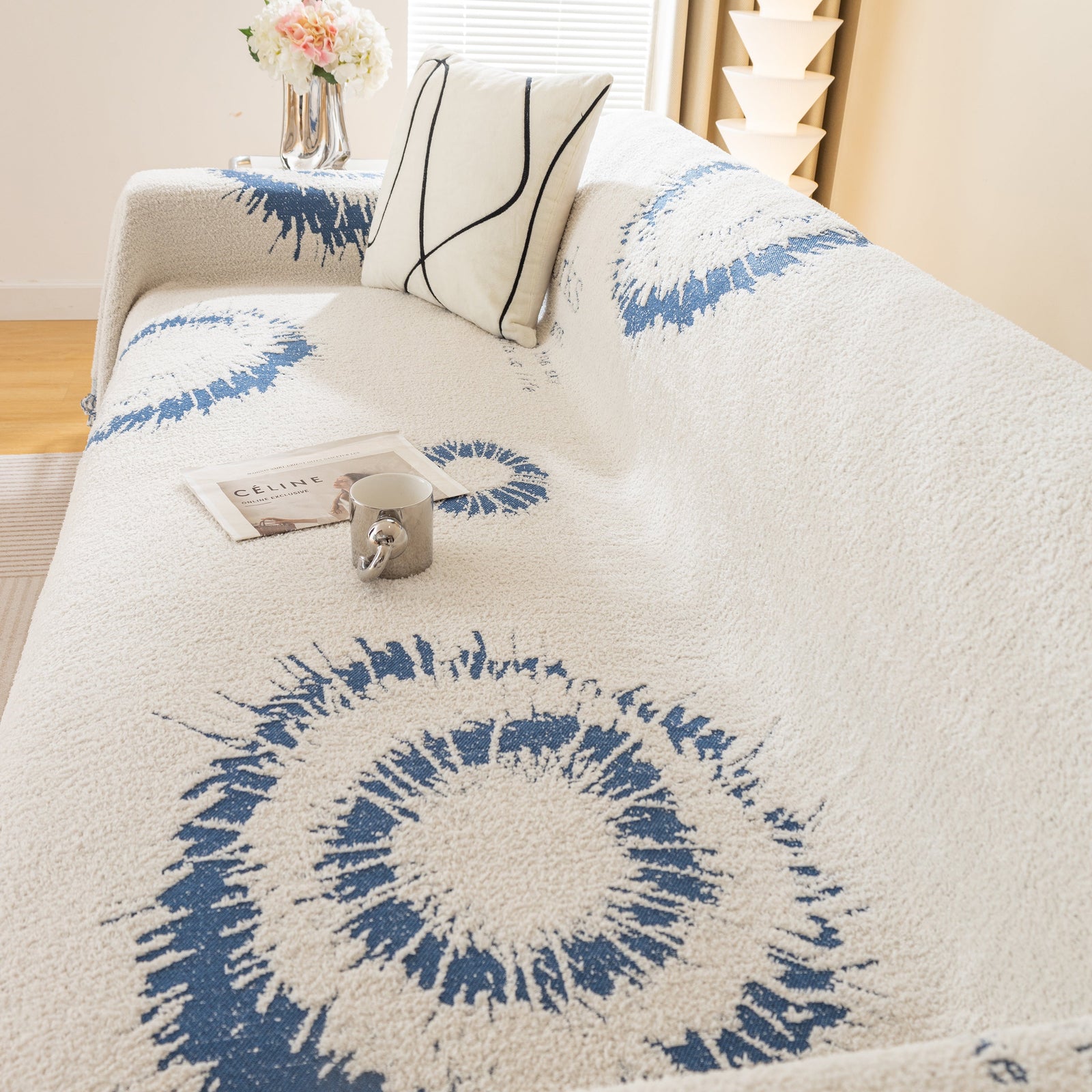 Fireworks Reversible Couch Cover Blankets Furniture Covers Washable Sectional Couch Covers