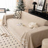 Chenille Jacquard Sofa Throw Blanket Cover Soft Polyester Weave Couch Throw Cover for Pets Dog Kids