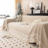 Chenille Jacquard Sofa Throw Blanket Cover Soft Polyester Weave Couch Throw Cover for Pets Dog Kids