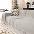 Chenille Jacquard Sofa Throw Blanket Cover Soft Polyester Weave Couch Throw Cover for Pets Dog Kids