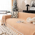 Chenille Jacquard Sofa Throw Blanket Cover Soft Polyester Weave Couch Throw Cover for Pets Dog Kids
