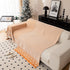 Chenille Jacquard Sofa Throw Blanket Cover Soft Polyester Weave Couch Throw Cover for Pets Dog Kids