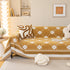 Comfy Four-Leaf Clover Hope Faith Love Luck Blanket for Couch, Chenille Scratch Proof Sofa Blanket Covers
