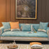 Chenille Non-Slip Metal Texture Sofa Towel, Minimalist Sofa Couch Cover Sectional Couch Covers for Pets