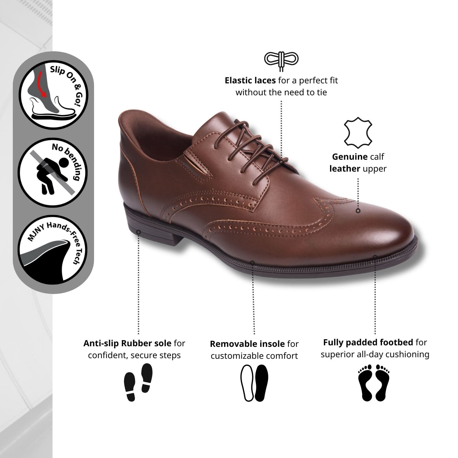 Howard St, Men Oxfords