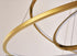 Large Ring Stainless Steel Light Fixture for Staircase