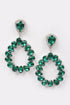 HUDSON Teardrop Stone Earring - New Collection Los Angeles - BYMANYC ® New York