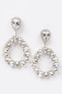 HUDSON Teardrop Stone Earring - New Collection Los Angeles - BYMANYC ® New York
