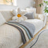 Quilted Geometric Cotton Sofa Cover, Non-Slip & Thick Padded Furniture Covers