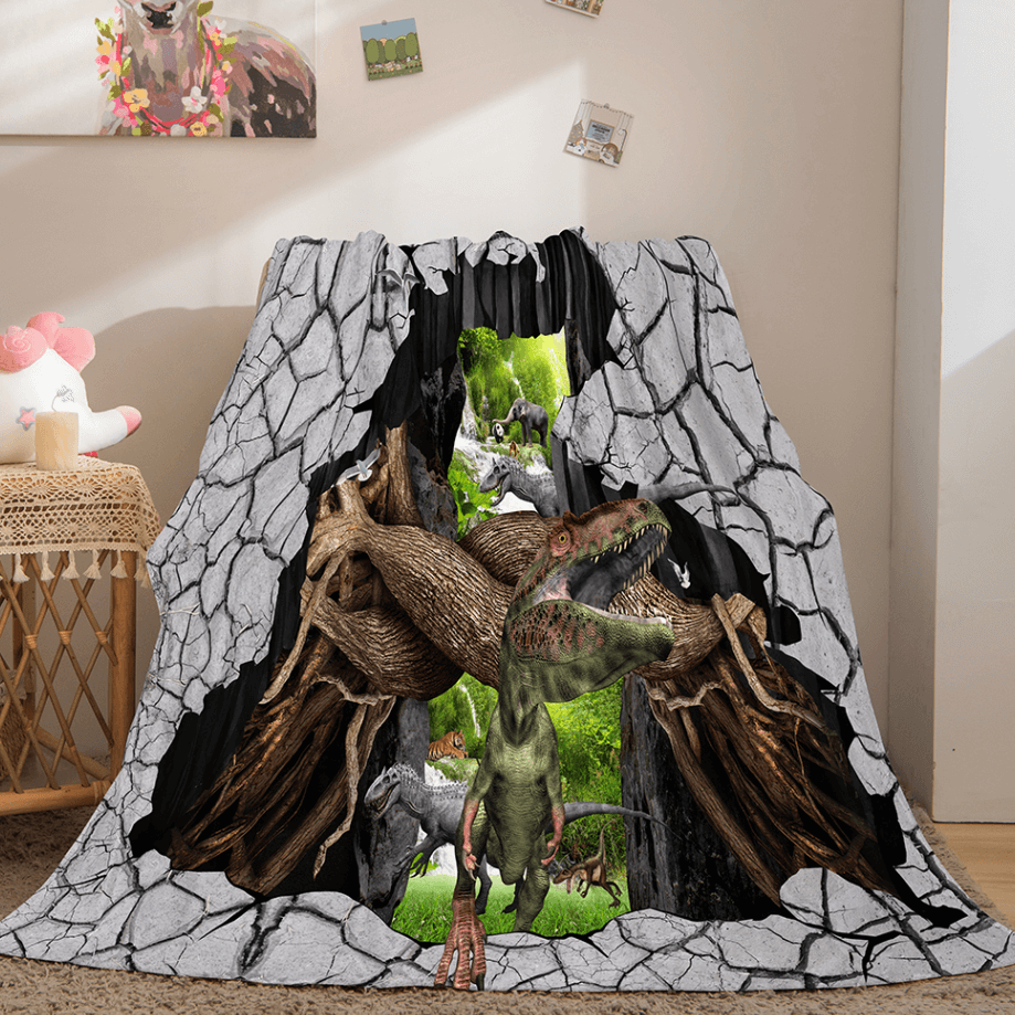 Halloween Horror Theme Flannel Fleece Throw Cosplay Blanket Sets