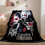 Halloween Horror Theme Flannel Fleece Throw Cosplay Blanket Sets