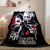 Halloween Horror Theme Flannel Fleece Throw Cosplay Blanket Sets