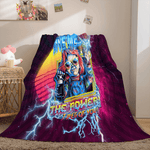 Halloween Horror Theme Flannel Fleece Throw Cosplay Blanket Sets
