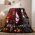 Halloween Horror Theme Flannel Fleece Throw Cosplay Blanket Sets