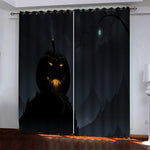 Halloween Pattern Curtains Blackout Window Drapes