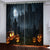Halloween Pumpkin Decor Curtains Blackout Window Drapes