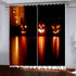 Halloween Pumpkin Decor Curtains Blackout Window Drapes