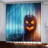 Halloween Pumpkin Decor Curtains Blackout Window Drapes