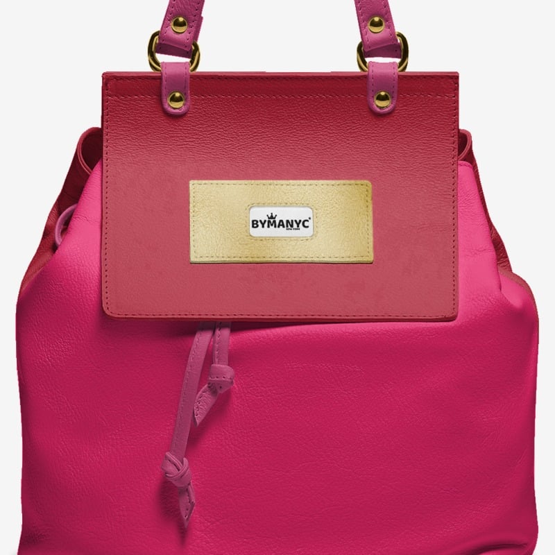Handbag Vegan SOHO PINK – BYMANYC ® New York Made in Italy