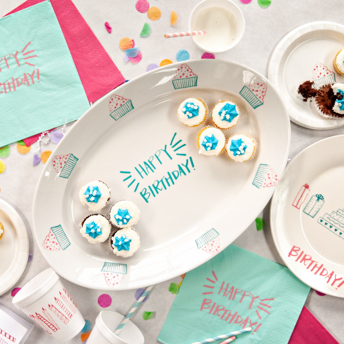 Happy Birthday - Mesh Stencil 8.5 x 11