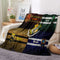 Harry Potter Blanket Pattern Flannel Throw Room Decoration