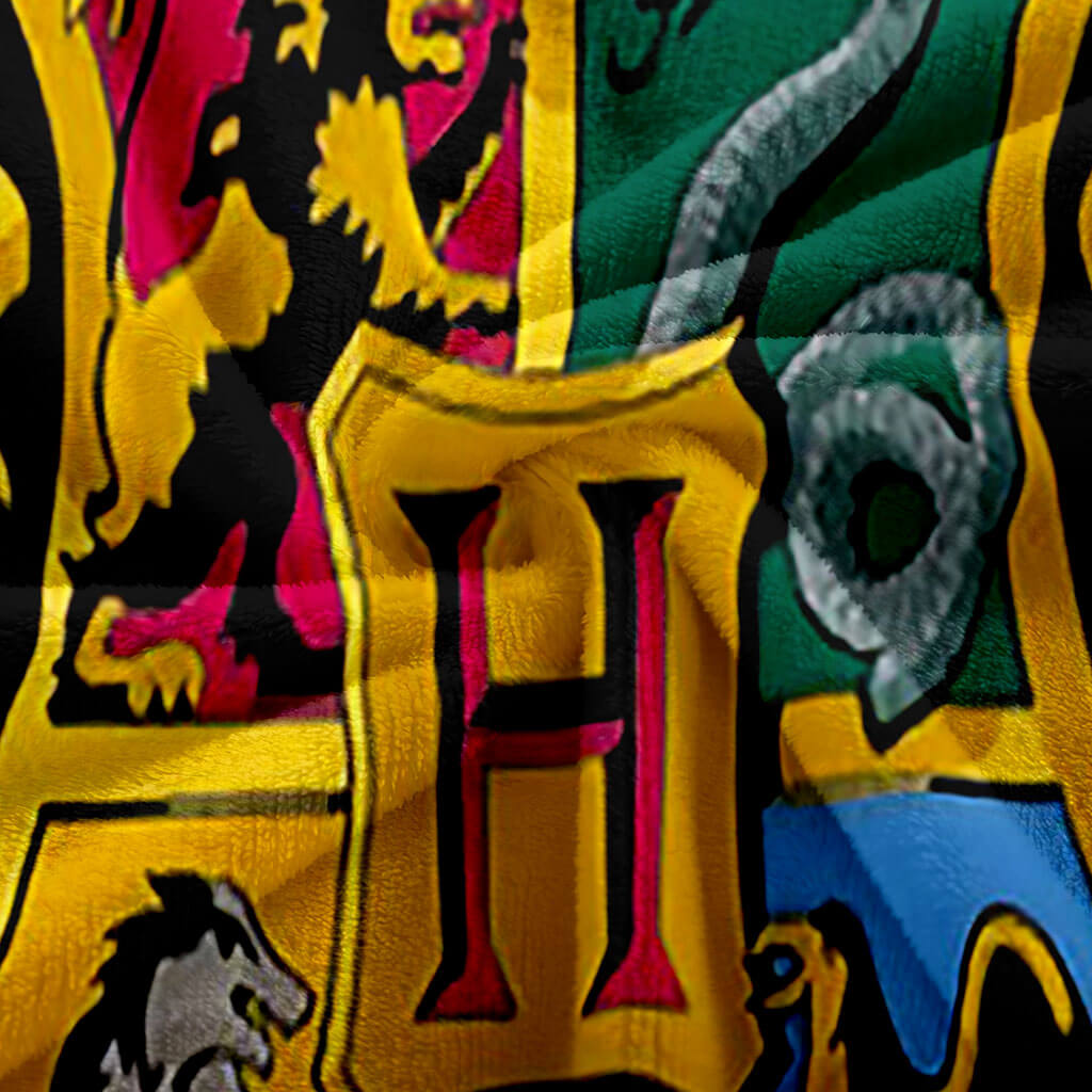 Harry Potter Blanket Pattern Flannel Throw Room Decoration
