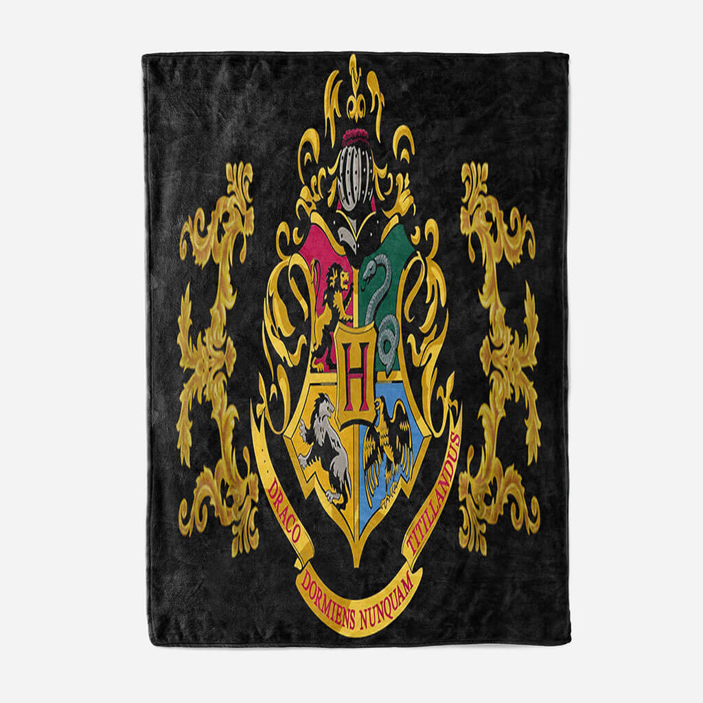 Harry Potter Blanket Pattern Flannel Throw Room Decoration