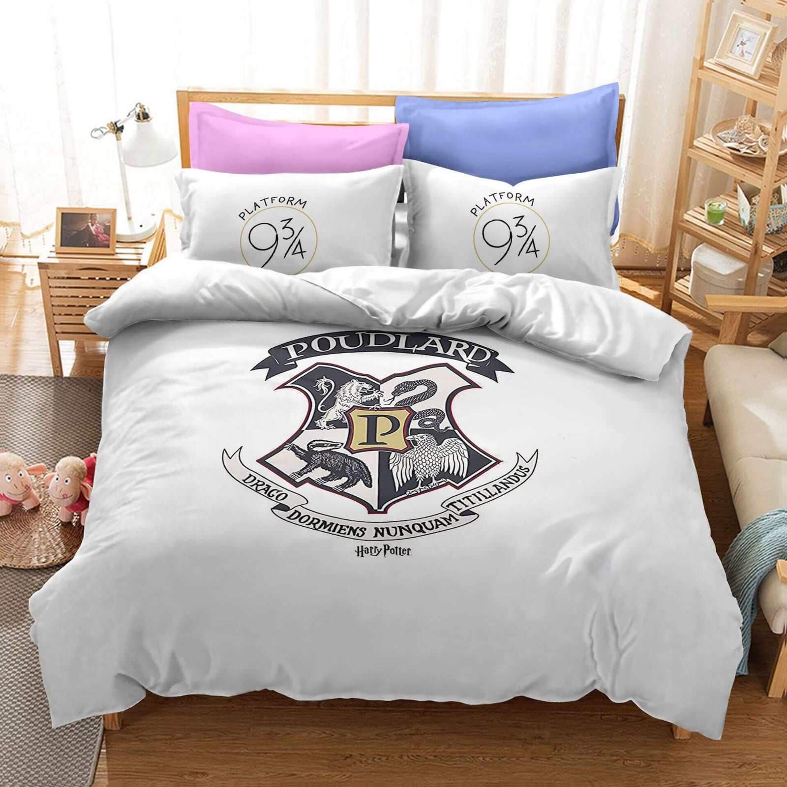 Harry Potter College Bedding Set Quilt Cover Without Filler