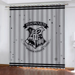 Harry Potter College Pattern Curtains Blackout Window Drapes Decoration