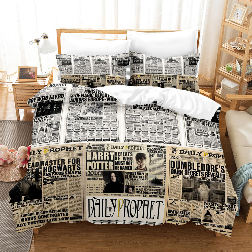 Harry Potter Cosplay Bedding Set Quilt Cover Without Filler
