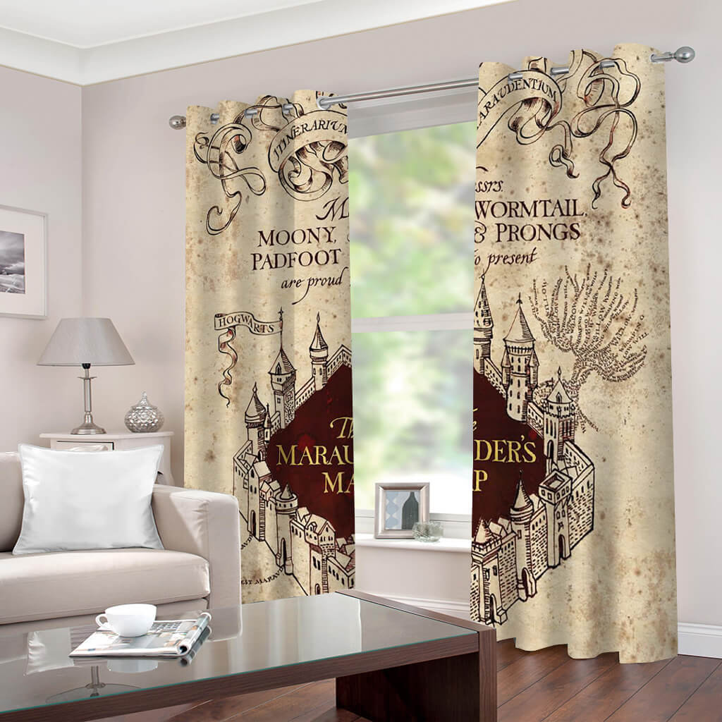 Harry Potter Curtains Blackout Window Drapes for Room Decoration