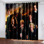 Harry Potter Pattern Curtains Blackout Window Drapes