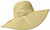 Sakkas Womens UPF 50+ 100% Paper Straw Ribbon Flower Accent Wide Brim Floppy Hat