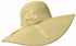 Sakkas Womens UPF 50+ 100% Paper Straw Ribbon Flower Accent Wide Brim Floppy Hat