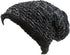 Sakkas Veloce Tall Long Heathered Faux Fur Shearling Lined Unisex Beanie Hat