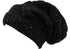 Sakkas Kase Long Tall Slouchy Striped Knit Fishermans Unisex Solid Beanie Hat